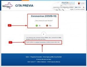 Aplicaciones y webs del Servicio Murciano de Salud para contener el coronavirus 15 Cita Previa Coronavirus- Servicio Murciano de Salud- Ordenador-Escritorio